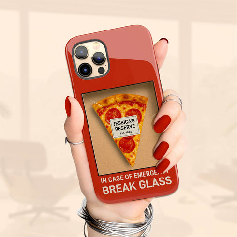 Personalized In Case of Emergency Break Glass iPhone Case